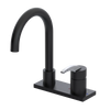 Rubinet 4" Centre Single Control Lav. Set. (less drain) Matt Black