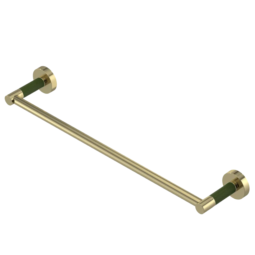 Rubinet Towel Bar 18" Natural Brass