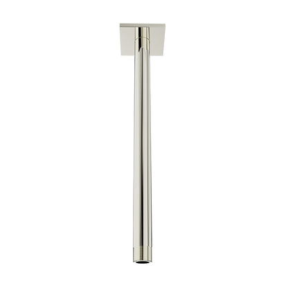 Baril 12" ceiling mounted shower arm, square flange
