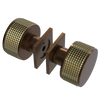 Rubinet Shower Door Knob (set) Tuscan Brass