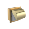 Rubinet RECESSED TOILET PAPER HOLDER Satin Gold
