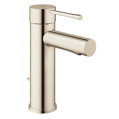 GROHE Essence Single Hole Single-Handle S-Size Bathroom Faucet 4.5 L/min (1.2 gpm) – 32216 Polished Nickel InfinityFinish