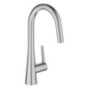 Grohe Zedra Single-Handle Pull Down Kitchen Faucet Dual Spray 1.75 Gpm - Golzar Home