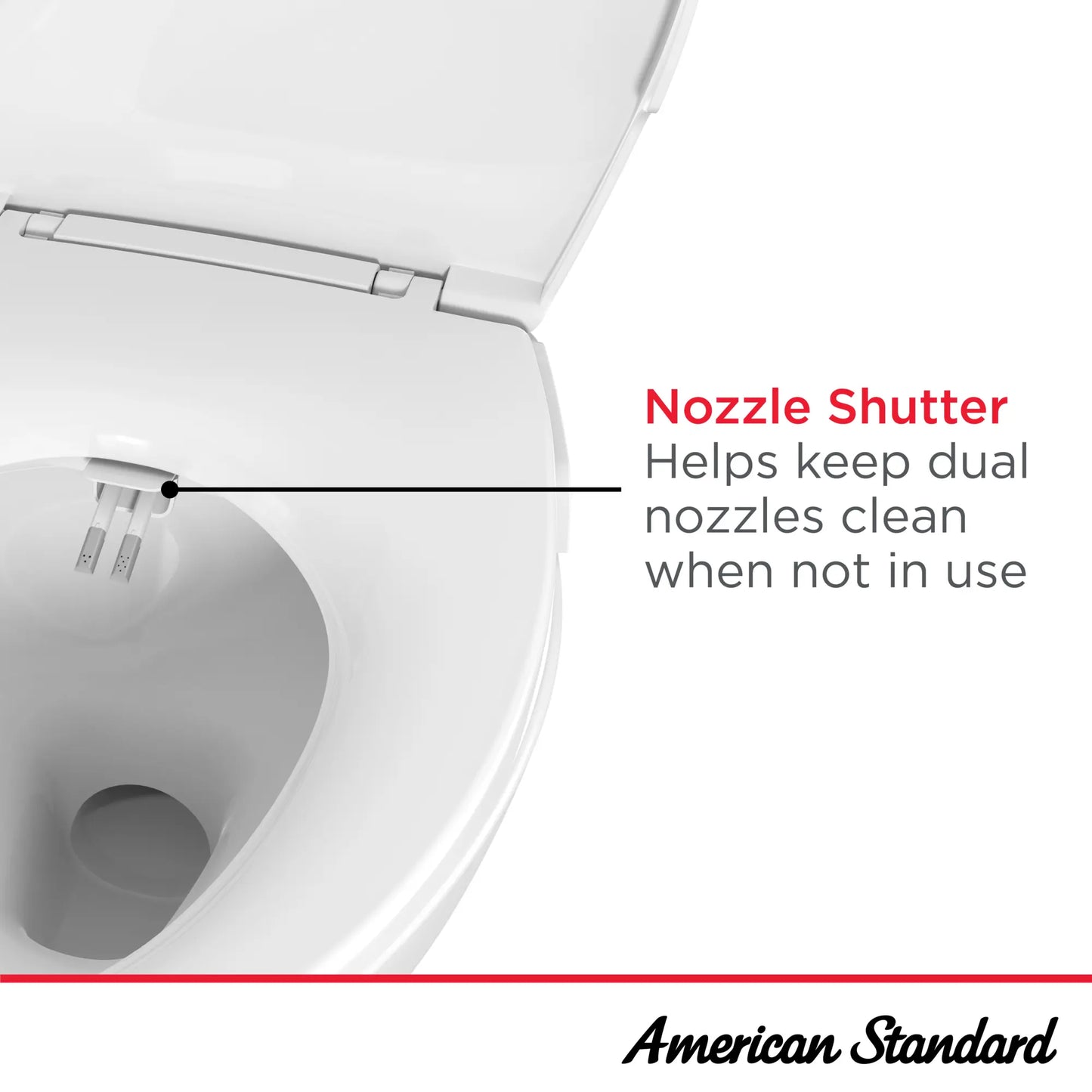 American Standard AquaWash® Slim Non-Electric SpaLet® Bidet Seat With Manual Operation