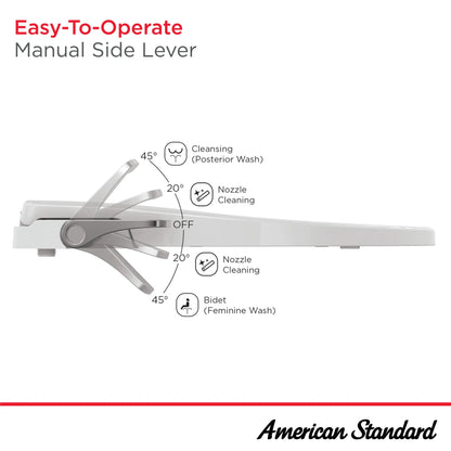 American Standard AquaWash® Slim Non-Electric SpaLet® Bidet Seat With Manual Operation