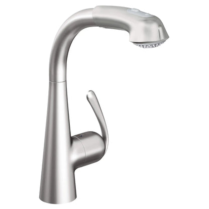 Grohe LADYLUX-ZEDRA Single-Handle Pull-Out Kitchen Faucet Dual Spray 1.75 GPM