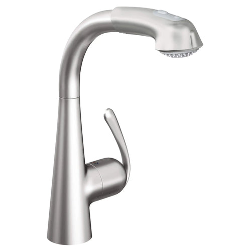 Grohe LADYLUX-ZEDRA Single-Handle Pull-Out Kitchen Faucet Dual Spray 1.75 GPM