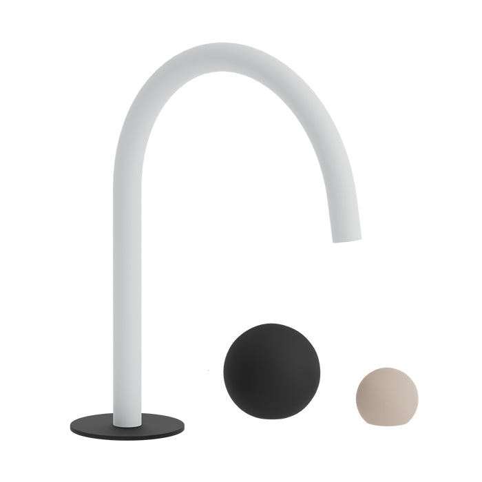 Baril Two-handle deck-mounted lavatory faucet, drain not included