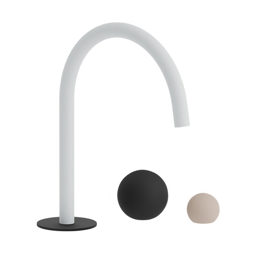 Baril Two-handle deck-mounted lavatory faucet, drain not included
