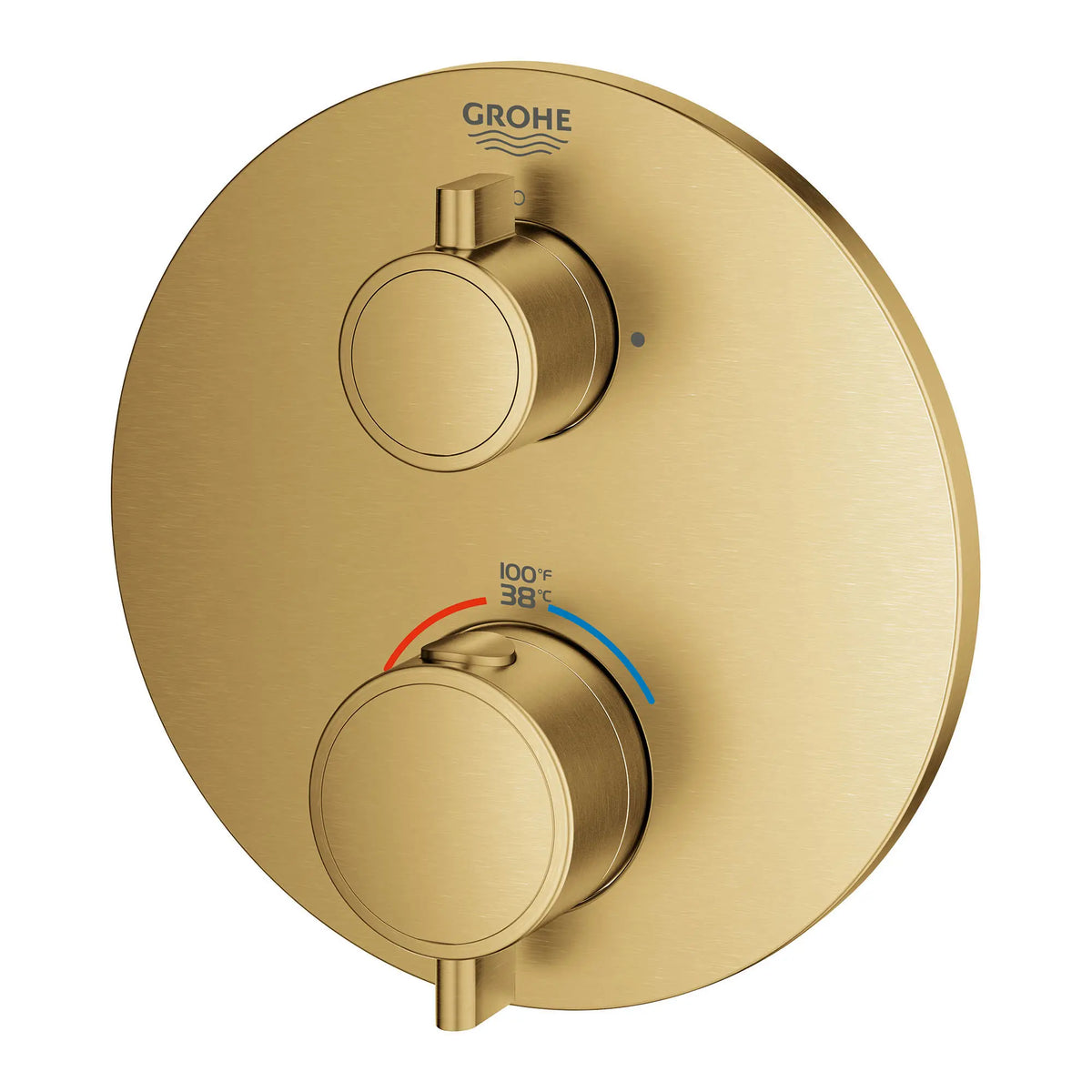 Grohe Dual Function 2-Handle Valve Trim Thermostatic Shower Trim – 24133000
