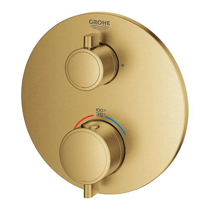Grohe Dual Function 2-Handle Valve Trim Thermostatic Shower Trim – 24133000