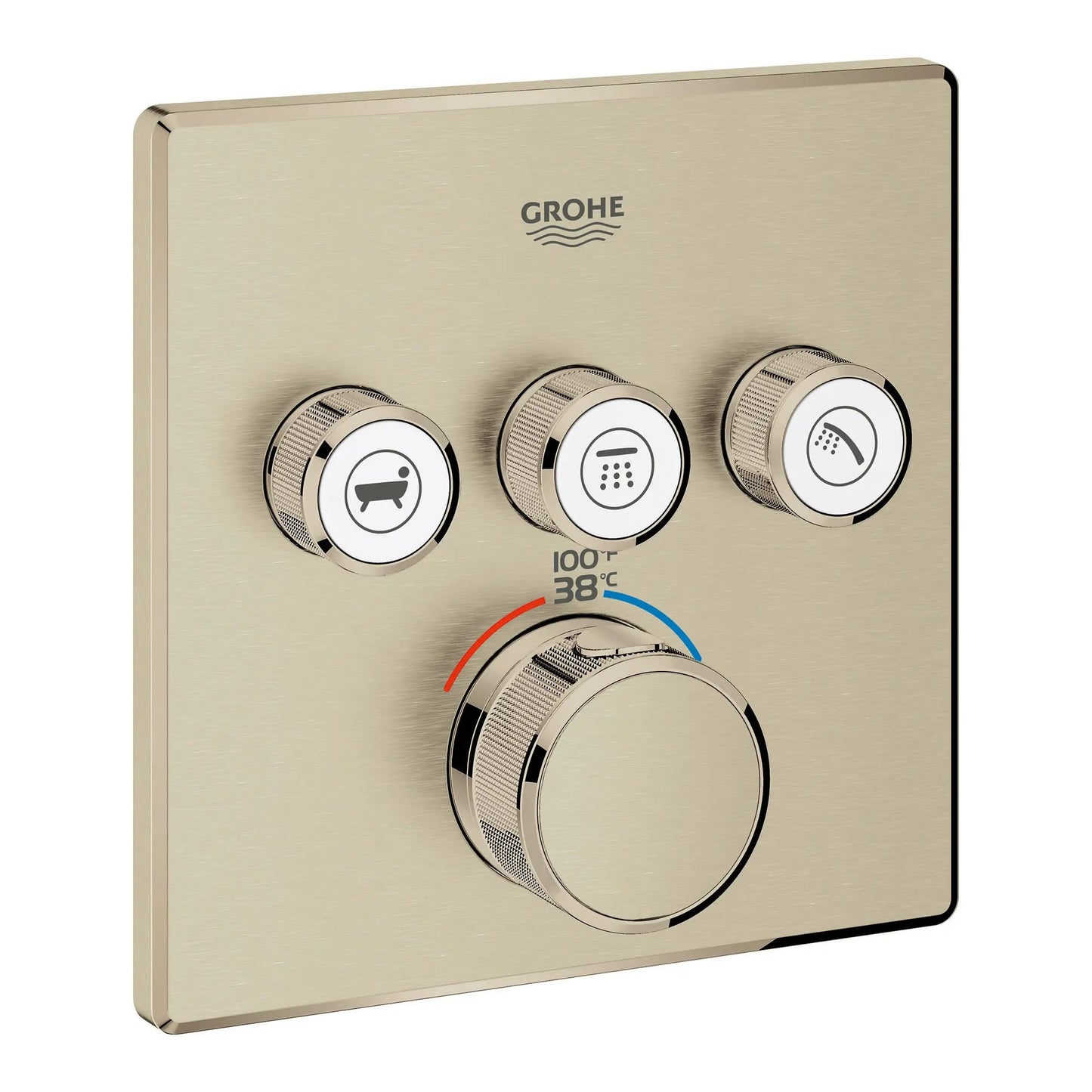 Grohe Triple Function Thermostatic Valve Trim