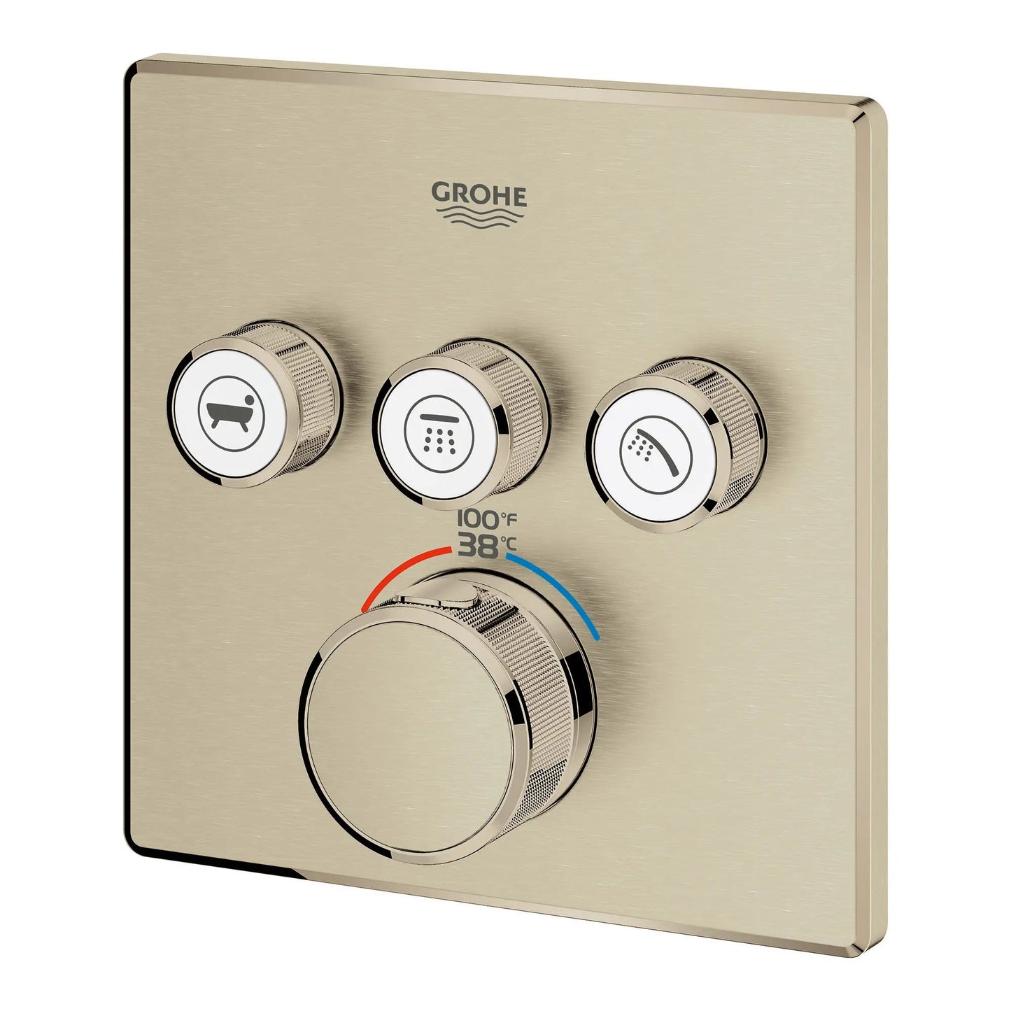 Grohe Triple Function Thermostatic Valve Trim
