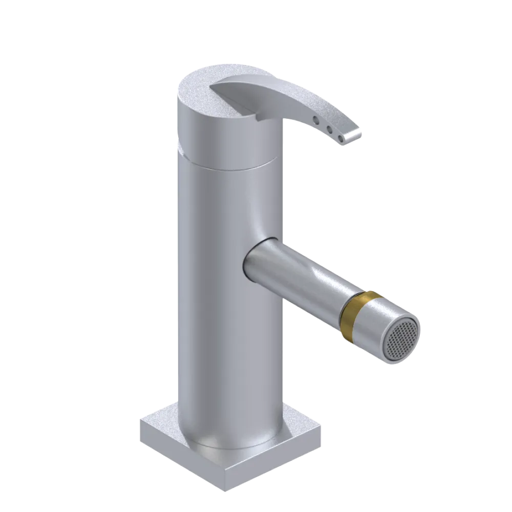 Rubinet Single Control Bidet Fitting (less drain) Satin Chrome