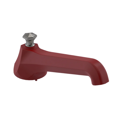 Rubinet Tub Filler Spout Deck Mount Maroon