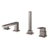 Grohe Eurocube® 4-Hole Single-Handle Deck Mount Roman Tub Faucet With 6.6 L/Min (1.75 Gpm) Hand Shower