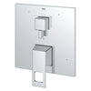 Grohe Eurocube Pressure Balance Valve Trim With 3-Way Diverter With Cartridge