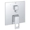 Grohe Eurocube Pressure Balance Valve Trim With 3-Way Diverter With Cartridge