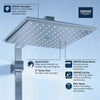 Grohe 150 Shower Head, 6" - 1 Spray, 6.6 L/min (1.75 gpm)