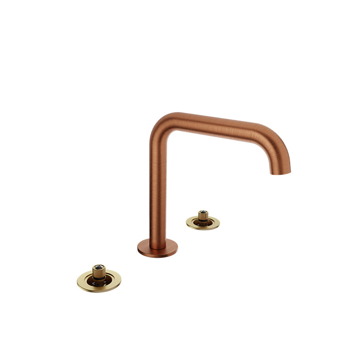 Baril 8" c/c lavatory faucet (without handle), drain included