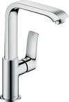 Hansgrohe Metris Single-Hole Faucet 230 with Swivel Spout and Pop-Up Drain, 1.2 GPM
