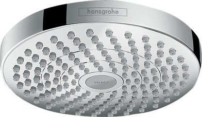 Hansgrohe Croma Select S Showerhead 180 2-Jet, 1.5 GPM