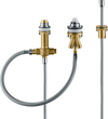 Hansgrohe Rough, 3-Hole Roman Tub Set with Single Handle