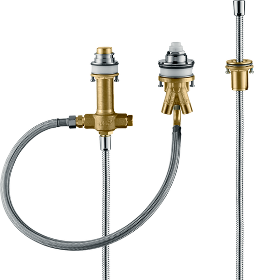 Hansgrohe Rough, 3-Hole Roman Tub Set with Single Handle