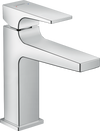 Hansgrohe Metropol Single-Hole Faucet 110 with Lever Handle and Pop-Up Drain, 0.5 GPM