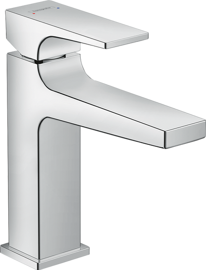 Hansgrohe Metropol Single-Hole Faucet 110 with Lever Handle and Pop-Up Drain, 0.5 GPM