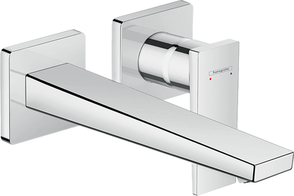 Hansgrohe Metropol Wall-Mounted Single-Handle Faucet Trim with Lever Handle, 1.2 GPM, without Pop-up Drain