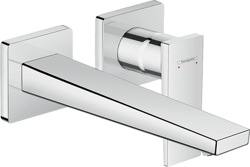 Hansgrohe Metropol Wall-Mounted Single-Handle Faucet Trim with Lever Handle, 1.2 GPM, without Pop-up Drain