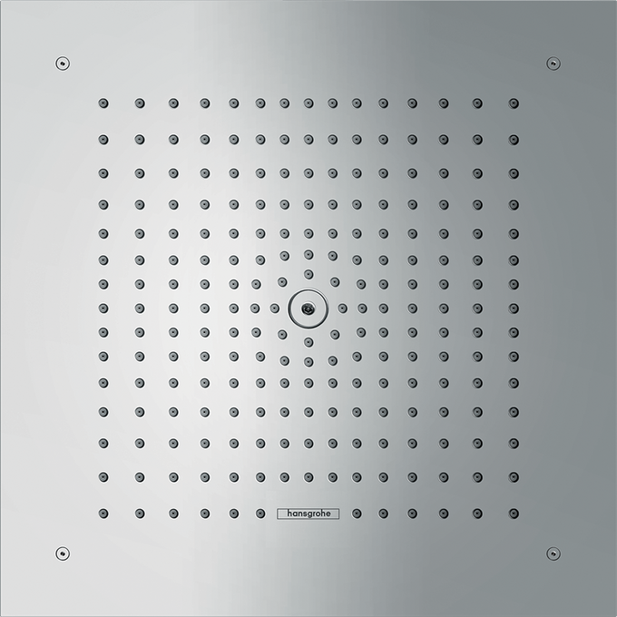 Hansgrohe Raindance E Showerhead 400 Square 1-Jet Trim, 2.5 GPM