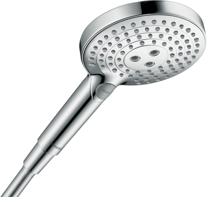 Hansgrohe Raindance Select S Handshower 120 3-Jet PowderRain, 2.5 GPM