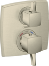 Hansgrohe Ecostat Classic Thermostatic Trim with Volume Control, Square
