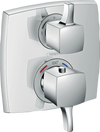 Hansgrohe Ecostat Classic Thermostatic Trim with Volume Control, Square