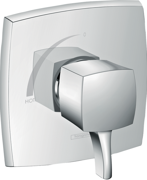 Hansgrohe Ecostat Classic Pressure Balance Trim, Square