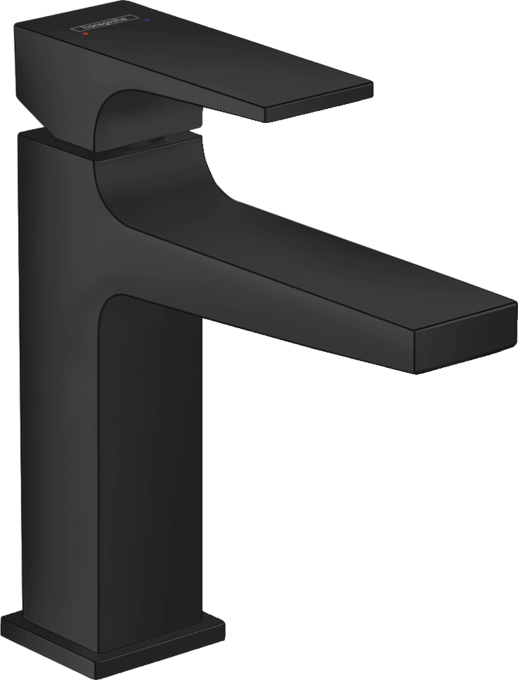 Hansgrohe Metropol Single-Hole Faucet 110 with Lever Handle and Pop-Up Drain, 1.2 GPM