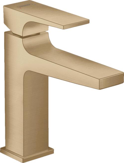 Hansgrohe Metropol Single-Hole Faucet 110 with Lever Handle and Pop-Up Drain, 1.2 GPM