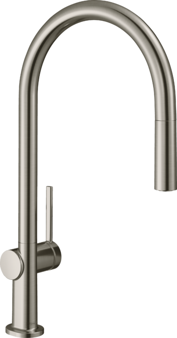 Hansgrohe Talis N HighArc Kitchen Faucet, O-Style 2-Spray Pull-Down, 1.5 GPM