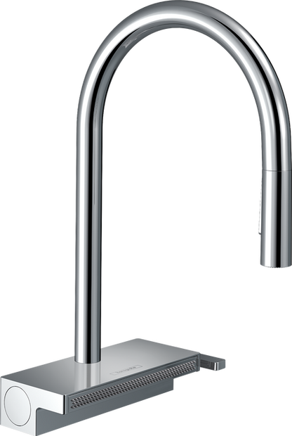 Hansgrohe Aquno Select HighArc Kitchen Faucet, 3-Spray Pull-Down, 1.75 GPM