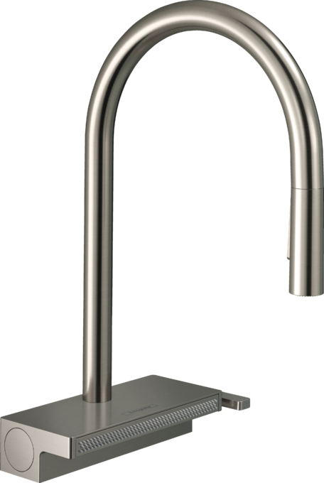 Hansgrohe Aquno Select HighArc Kitchen Faucet, 3-Spray Pull-Down, 1.75 GPM