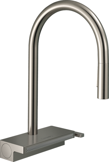 Hansgrohe Aquno Select HighArc Kitchen Faucet, 3-Spray Pull-Down, 1.75 GPM