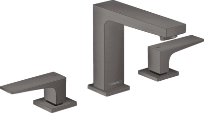 Hansgrohe Metropol Widespread Faucet 110 with Lever Handles and Pop-Up Drain, 1.2 GPM