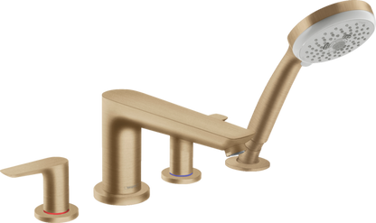 Hansgrohe Talis E 4-Hole Roman Tub Set Trim with 1.8 GPM Handshower