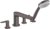 Hansgrohe Talis E 4-Hole Roman Tub Set Trim with 1.8 GPM Handshower