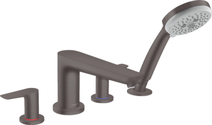 Hansgrohe Talis E 4-Hole Roman Tub Set Trim with 1.8 GPM Handshower
