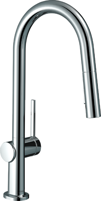 Hansgrohe Talis N HighArc Kitchen Faucet, A-Style 2-Spray Pull-Down, 1.75 GPM