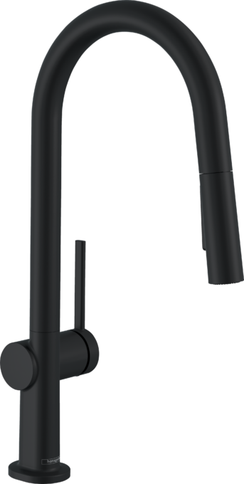 Hansgrohe Talis N HighArc Kitchen Faucet, A-Style 2-Spray Pull-Down, 1.75 GPM