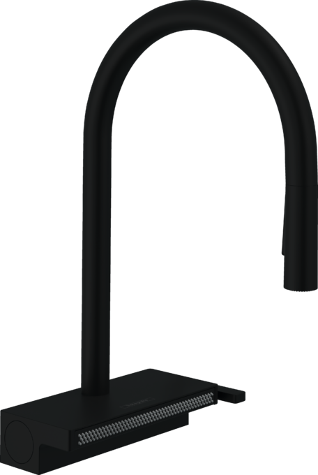 Hansgrohe Aquno Select HighArc Kitchen Faucet, 3-Spray Pull-Down, 1.75 GPM